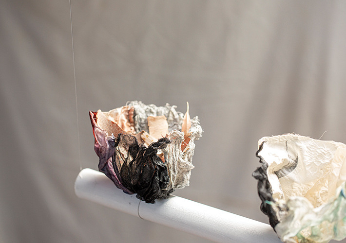 Cast By The Climate, Elizabeth Haig, Textiles.